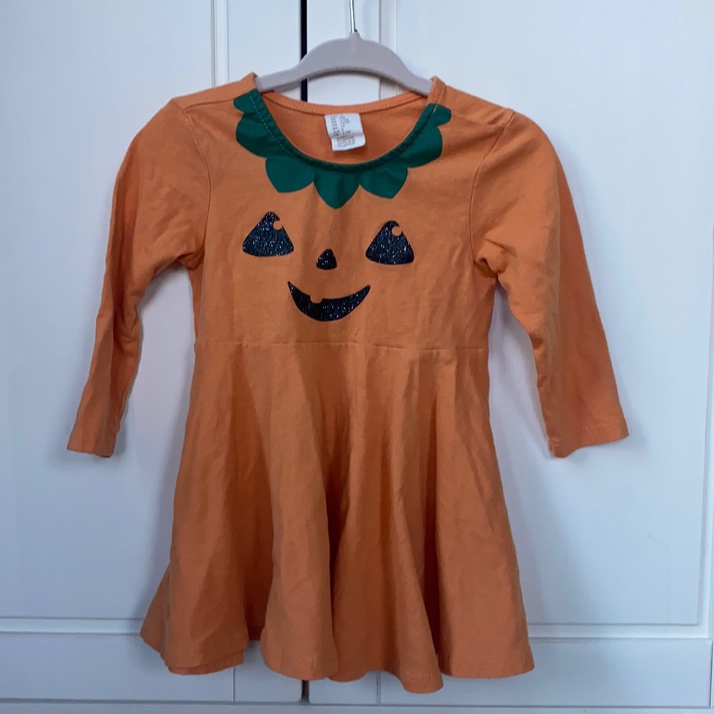 Halloween pumpkin dress